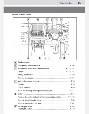 toyota kluger hybrid 2024-2025 owners manual
